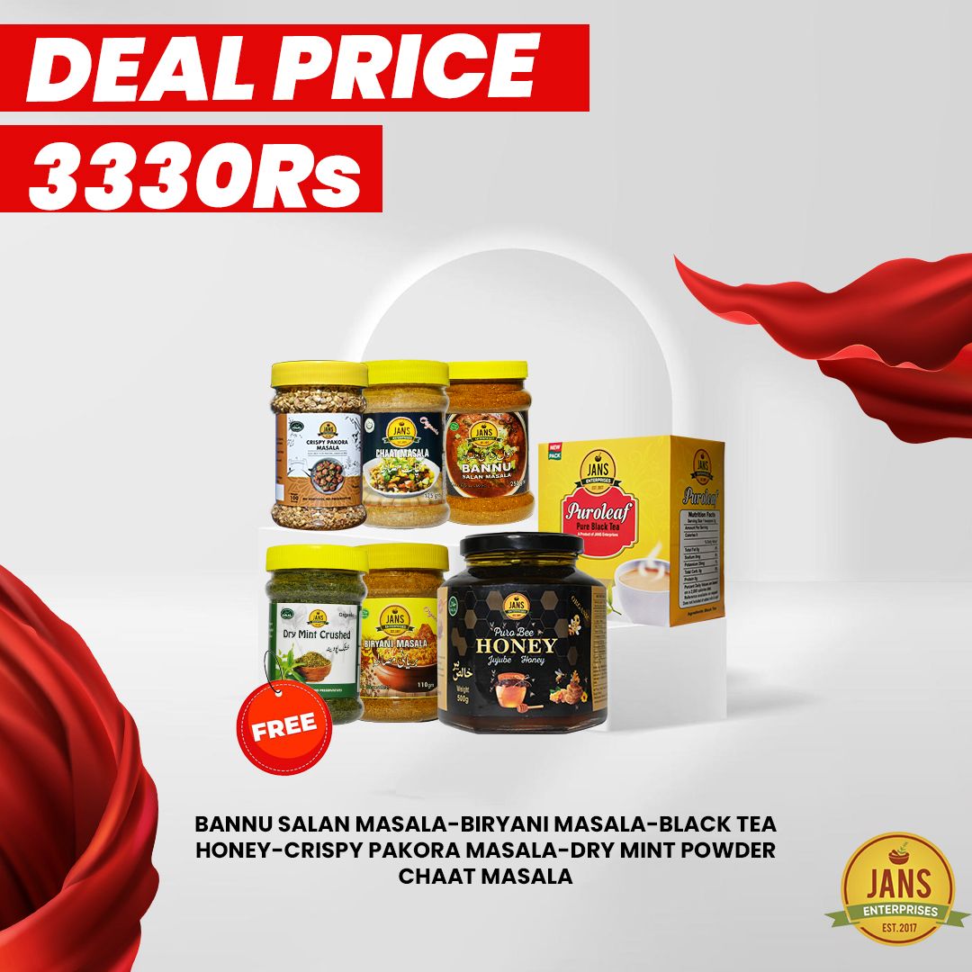 Ramazan Package 2025 (Free Dry Mint Powder ) Special Offer from Jans Enterprises